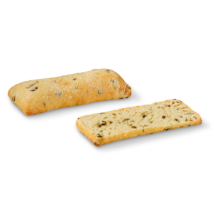 Ciabatta Huile d'Olive et Olives vertes 140g