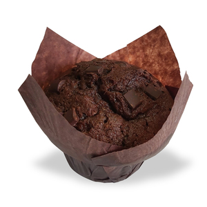 Muffin Chocolat décor éclats de chocolat